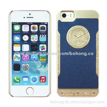 PC Clock Mobile Phone Cases for iPhone 5S, Good Quality, Anti-scratch and Fade